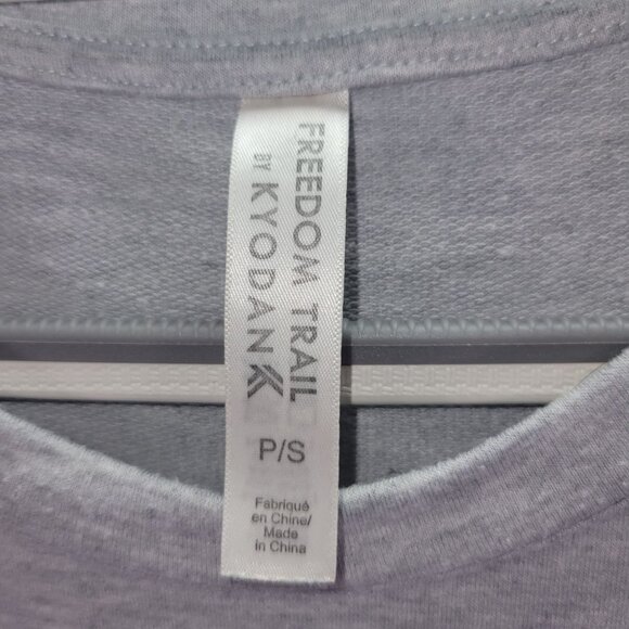 Gray Freedom Trail By Kyodan T-Shirt Dress With Pockets - Picture 6 of 9